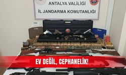 Ev değil, cephanelik!