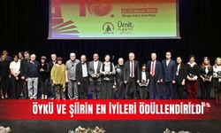 Öykü ve şiirin en iyileri ödüllendirildi