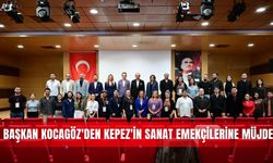 Başkan Kocagöz'den Kepez'in sanat emekçilerine müjde