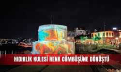 Hıdırlık Kulesi renk cümbüşüne dönüştü