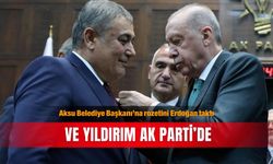 Aksu Belediye Başkanı’na rozetini Erdoğan taktı...Ve Yıldırım AK Parti’de