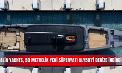 Alia Yachts, 50 metrelik yeni süperyatı ALY501’i denize indirdi