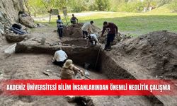 Akdeniz Üniversitesi bilim insanlarından önemli neolitik çalışma