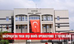 Gazipaşa’da yasa dışı bahis operasyonu: 2 tutuklama