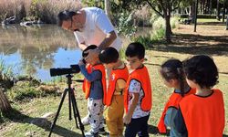 Minik kaşifler işbaşında