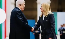 İtalya Başbakanı Meloni, Roma'da Filistin Devlet Başkanı Abbas ile görüştü