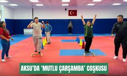 Aksu’da ‘Mutlu Çarşamba’ coşkusu