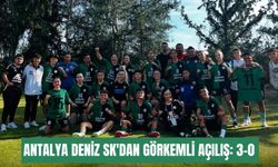 Antalya Deniz SK'dan görkemli açılış: 3-0