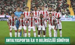 Antalyaspor’da ilk 11 belirsizliği sürüyor