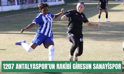 1207 Antalyaspor’un rakibi Giresun Sanayispor
