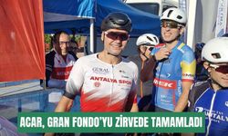 Antalyasporlu Nuri Acar, Gran Fondo’yu zirvede tamamladı