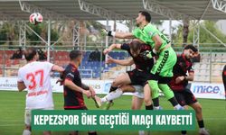 Kepezspor öne geçtiği maçı kaybetti
