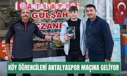 Bucaklı köy öğrencileri Antalyaspor maçına geliyor