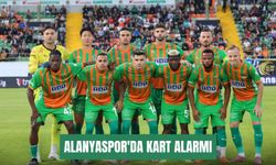 Alanyaspor'da kart alarmı