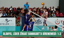 Alanya Belediyespor, lider Ziraat Bankkart’a direnemedi: 1-3