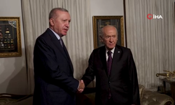 Cumhurbaşkanı Erdoğan, MHP Lideri Bahçeli ile bir araya geldi