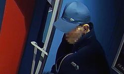 Pişkin hırsız güvenlik kamerasında