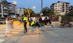 Otomobil ile motosiklet çarpıştı: 1 yaralı