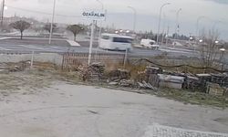 18 kişinin yaralandığı kaza güvenlik kamerasında