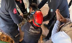 Foseptiğe düşen 6 yaşındaki Eyüp kurtarıldı