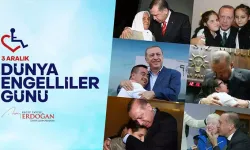 Cumhurbaşkanı Erdoğan'dan Dünya Engelliler Günü mesajı