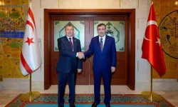 Cevdet Yılmaz, KKTC Başbakanı Üstel ile bir araya geldi