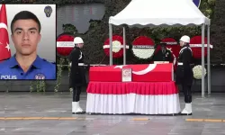 Şehit polis memuru Emre Albayrak için tören düzenlendi