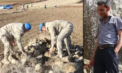 Kesik baş ile suç aleti bıçağın bulunması için her taşın altı kontrol ediliyor