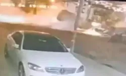 Park halindeki araca çarpıp takla attı