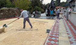 Kemer Kuzdere’de iki sokak arasındaki altyapı çalışmaları tamamlandı