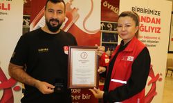 Milli sporculardan kan bağışı