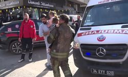 Asansör yangını: Anne-çocuk ve 2 itfaiye eri dumandan etkilendi
