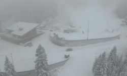 Ilgaz Dağı’nda kar kalınlığı 20 santimetreye ulaştı