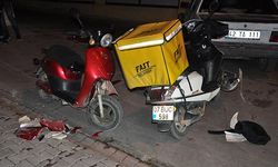 Gazipaşa'da motosiklet ve elektrikli bisiklet çarpıştı