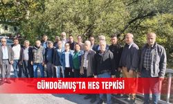 Gündoğmuş’ta HES tepkisi