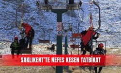 Saklıkent’te nefes kesen tatbikat