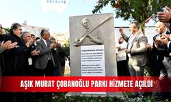 Aşık Murat Çobanoğlu Parkı hizmete açıldı