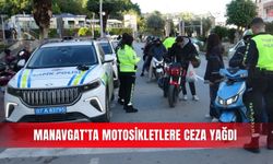 Manavgat’ta motosikletlere ceza yağdı