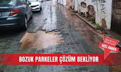 Bozuk parkeler çözüm bekliyor