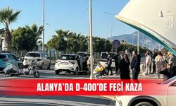 Alanya’da D-400’de feci kaza