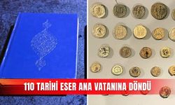 110 tarihi eser ana vatanına döndü