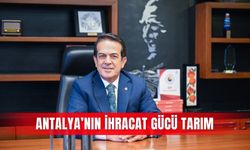 Antalya’nın ihracat gücü tarım