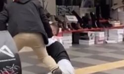 Kelepçeli halde kaçmaya çalıştı