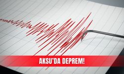 Aksu'da deprem!