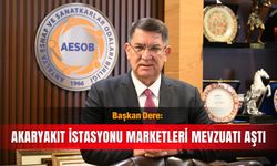 Başkan Dere: Akaryakıt istasyonu marketleri mevzuatı aştı