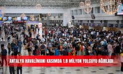 Antalya Havalimanı kasımda 1.8 milyon yolcuyu ağırladı