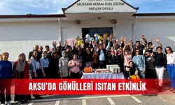 Aksu’da gönülleri ısıtan etkinlik