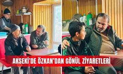 Akseki’de Özkan’dan gönül ziyaretleri
