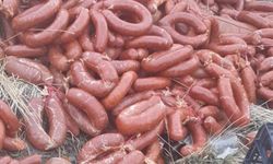 Yüzlerce kilo et ürünü boş araziye atıldı