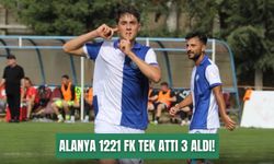 Alanya 1221 FK tek attı 3 aldı!